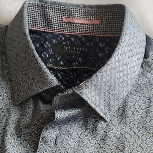 Ted Baker Short Sleeve Men's Button-down Men's S